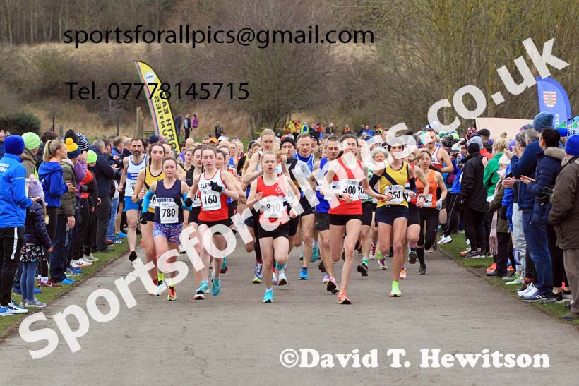 Senior women and veteran women and men over-50s NECAA Road Relay Champs., Hetton Lyons Park, Hetton le Hole, County Durham. Photo: David T. Hewitson/Sports for All Pics